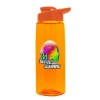 Garyline® Flair Tritan® Bottle with Drink-Thru Lid - 26 oz. - Transparent orange